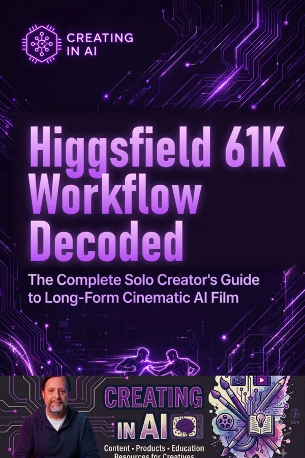 Cover of the Higgsfield 61K Workflow Decoded guide.
